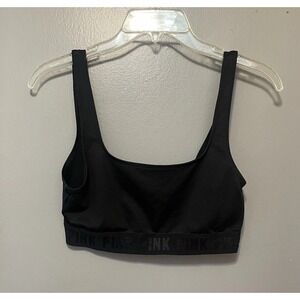 Pink by Victoria's Secret Ultimate Sports Bra Size Small Black